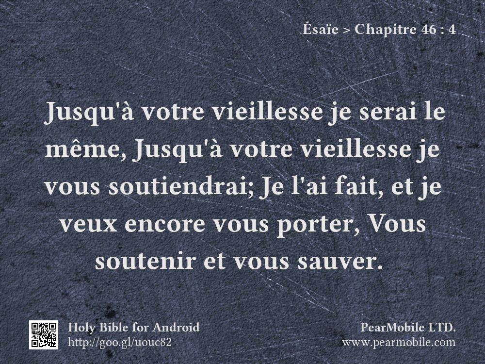Ésaïe, Chapitre 46:4
